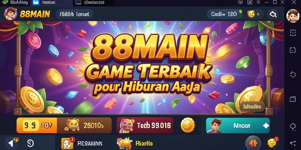 Tangkapan layar utama 88MAIN menampilkan gameplay slot yang menegangkan dan menghibur.