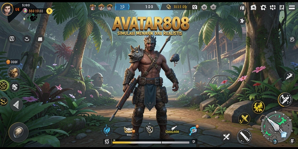 Screenshot gameplay <strong>AVATAR808</strong> yang menampilkan suasana simulasi yang realistis.