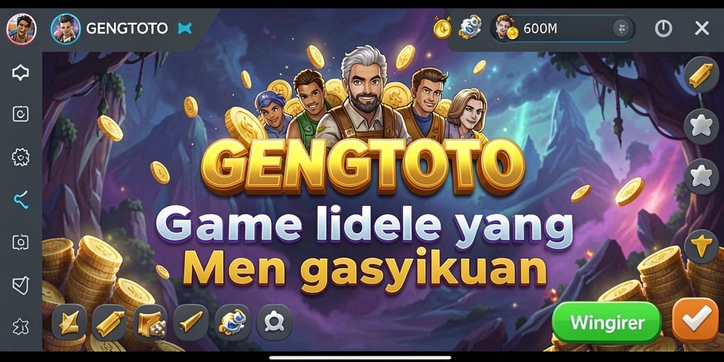 Screenshot utama GENGTOTO menampilkan gameplay Idle yang menarik.
