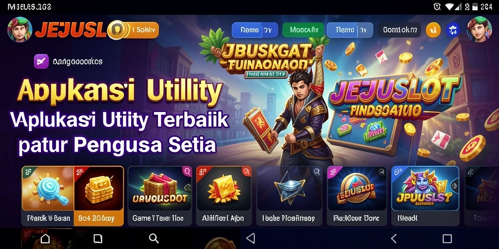 Tampilan antarmuka JEJUSLOT yang bersih dan fungsional.