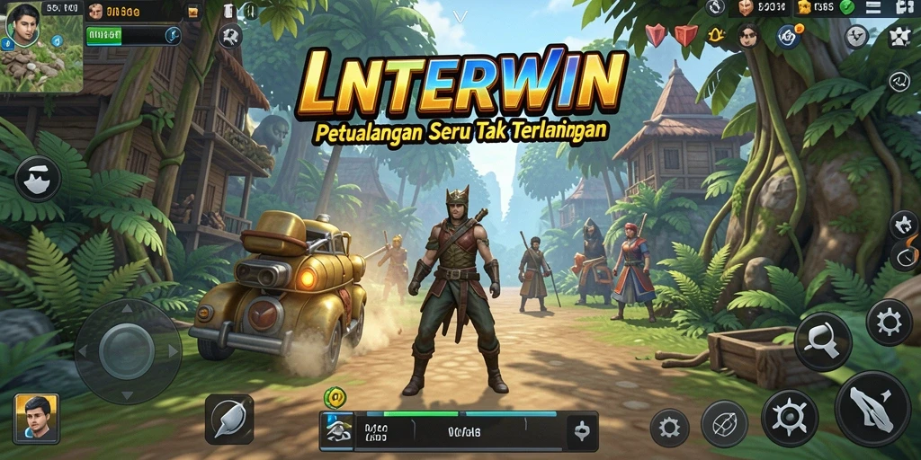 Tampilan gameplay LNTERWIN yang menarik dalam petualangan seru.