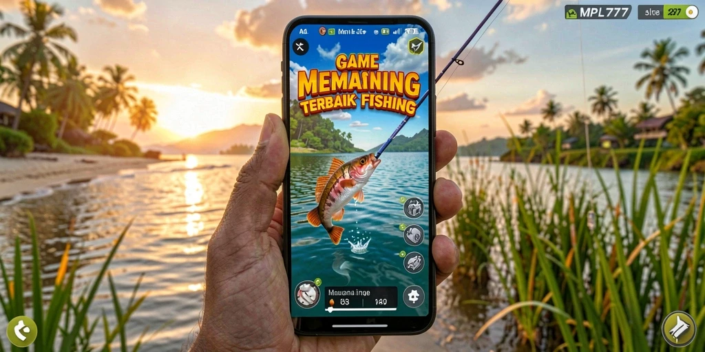Tampilan game MPL777 yang menggambarkan keseruan memancing.