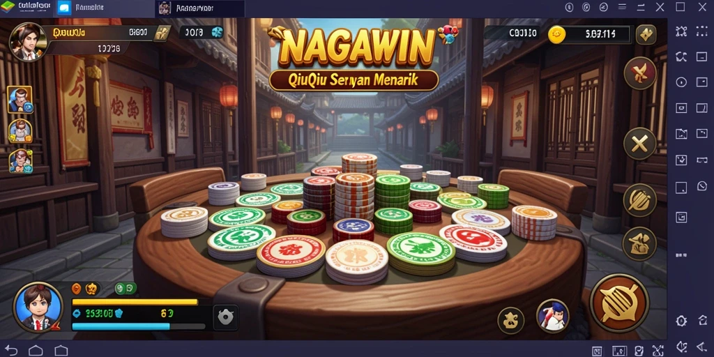 Tampilan gameplay QiuQiu yang menarik dan seru